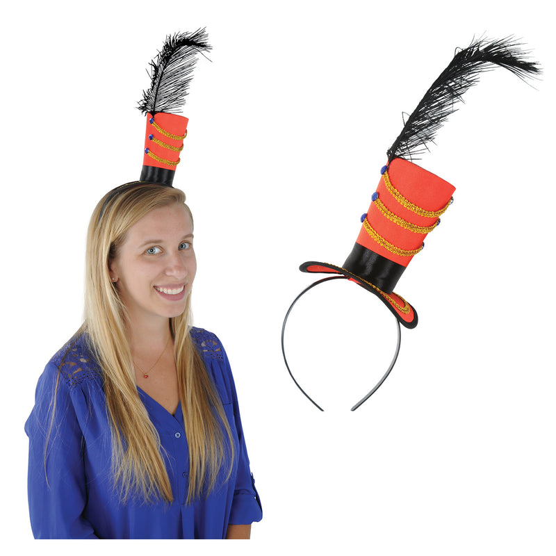 Majorette Hat Headband – (1/Pkg) by Beistle for Vintage Circus Boppers and Headbands