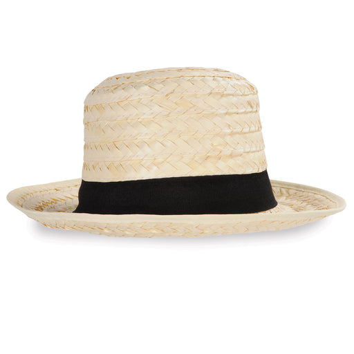 Straw Skimmer Hat – (1/Card) by Beistle for Great 20's Straw