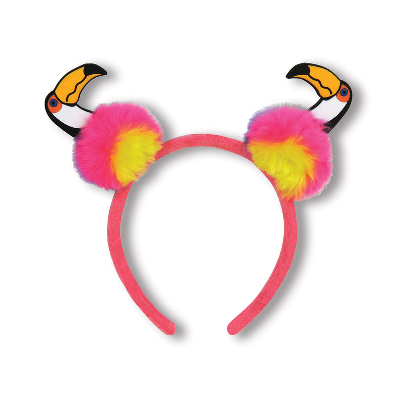 Toucan Pom-Pom Headband – (1/Card)