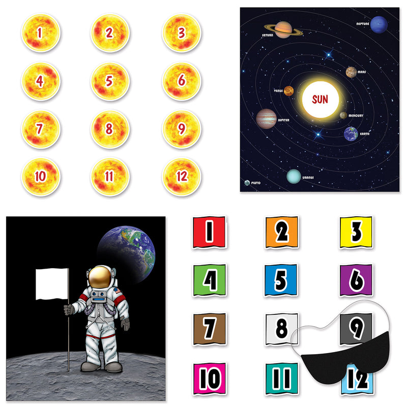 Space Party Games – 16" x 14" – (2/Pkg) by Beistle for Space Games