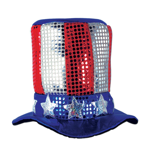 Glitz 'N Gleam Uncle Sam Top Hat by Beistle for Patriotic Fabric