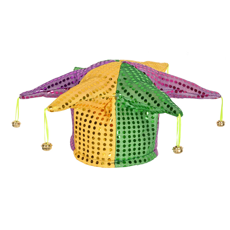 Glitz 'N Gleam Jester Hat by Beistle for Mardi Gras Fabric