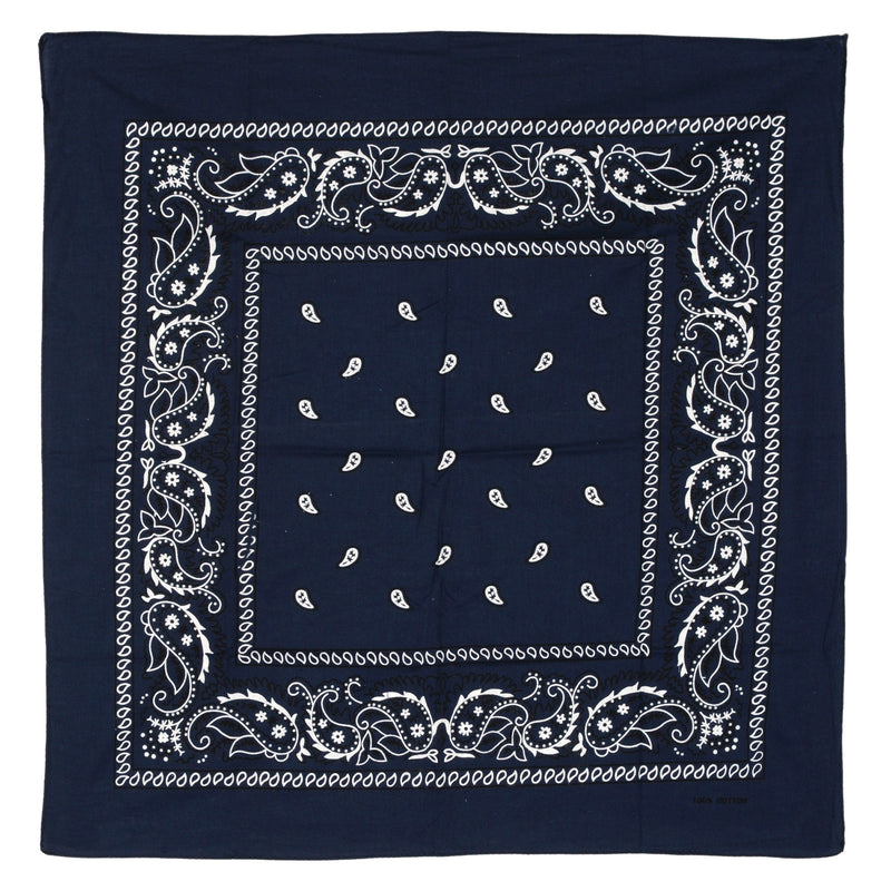 Blue Bandana – 22" x 22" – (1/Pkg)