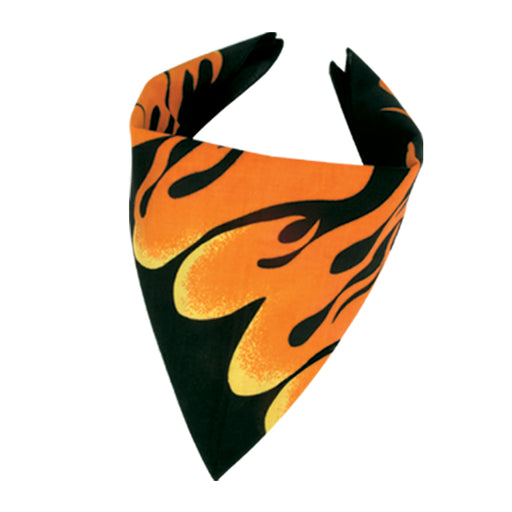 Flame Bandana – 22" x 22" by Beistle for Racing Bandanas