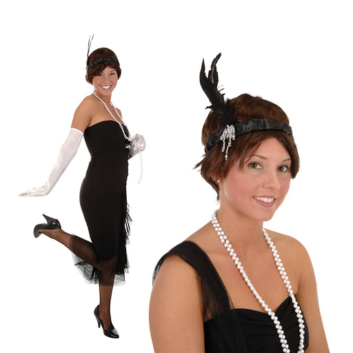 Flapper Headband – (1/Pkg) by Beistle for 20's Boppers and Headbands