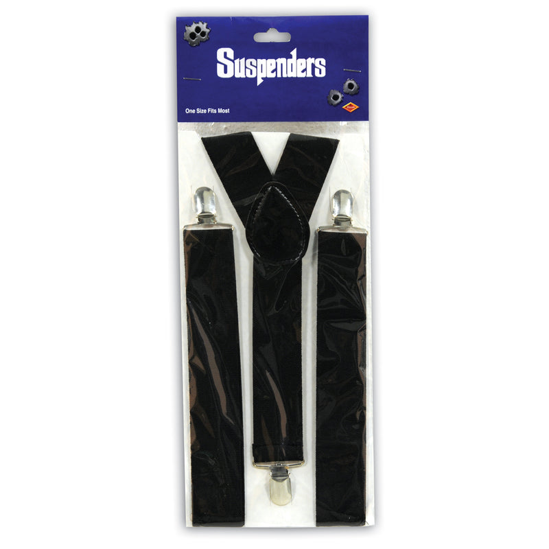 Black Suspenders – (1/Pkg)