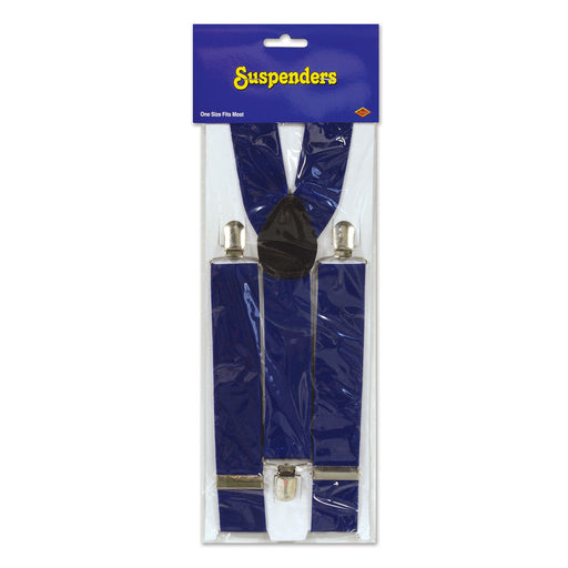 Blue Suspenders – (1/Pkg) by Beistle for General Occasion Suspenders