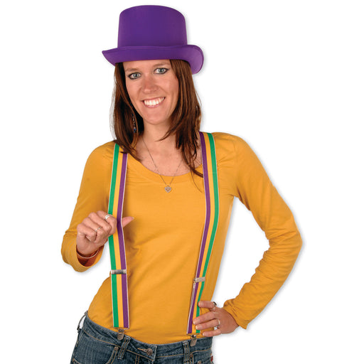 Mardi Gras Suspenders – (1/Pkg) by Beistle for Mardi Gras Suspenders