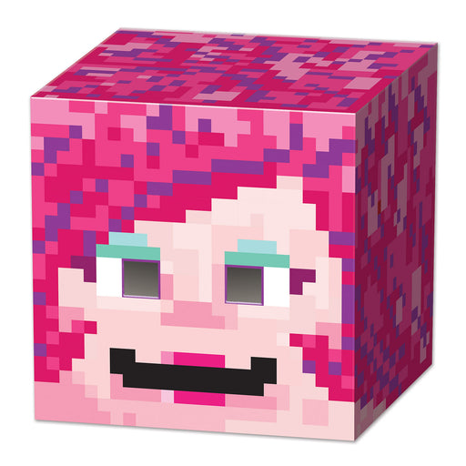 Gamer Girl 8-Bit Box Head – 9" x 9" – (1/Pkg) by Beistle for 8-Bit Printed