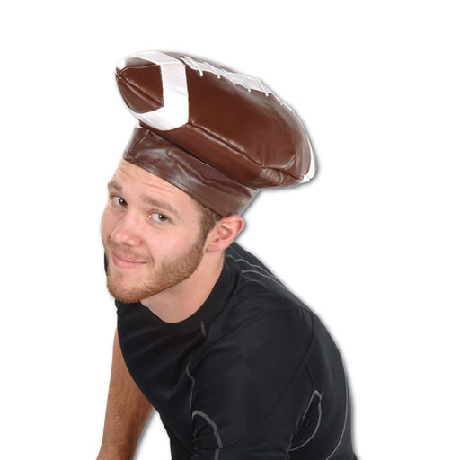 Vinyl Football Hat – (1/Card) by Beistle for Football Fabric