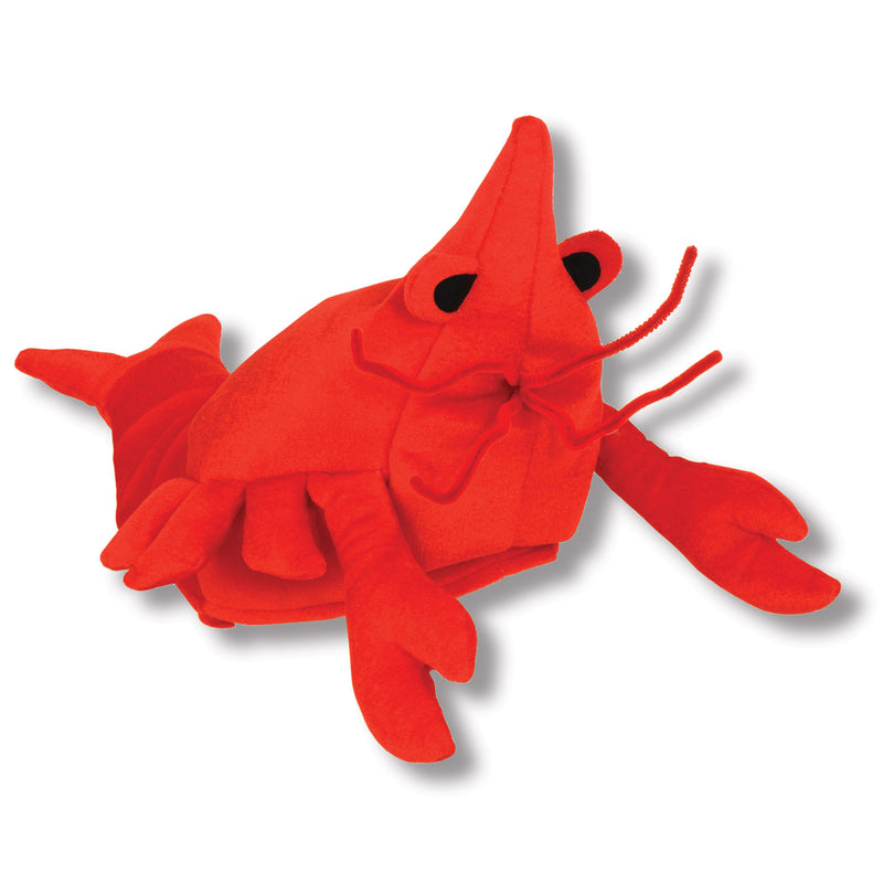 Plush Crawfish Hat – (1/Card) by Beistle for Mardi Gras Plush
