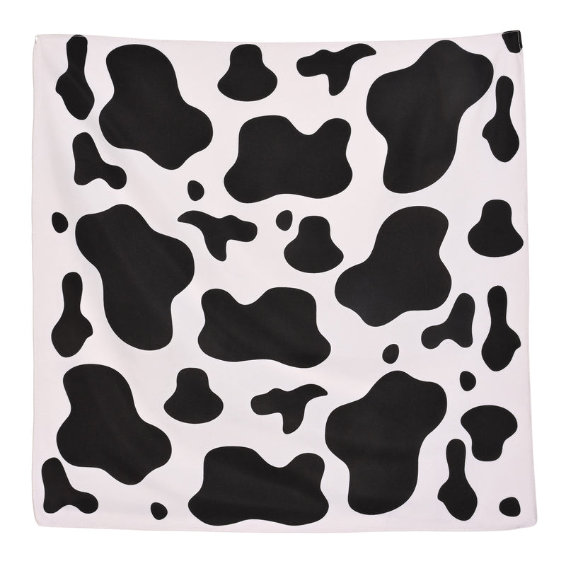 Cow Print Bandana – 22" x 22" – (1/Pkg) by Beistle for Farm Bandanas