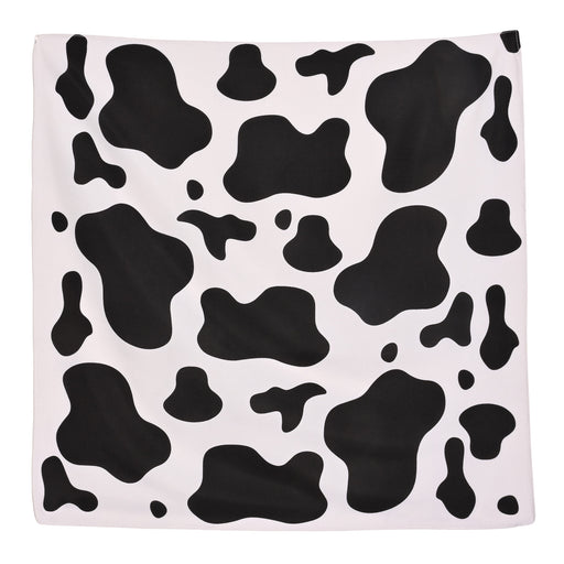 Cow Print Bandana – 22" x 22" – (1/Pkg) by Beistle for Farm Bandanas