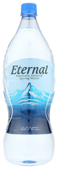 ETERNAL: Naturally Alkaline Spring Water, 50.7 oz - No Brand For Less 