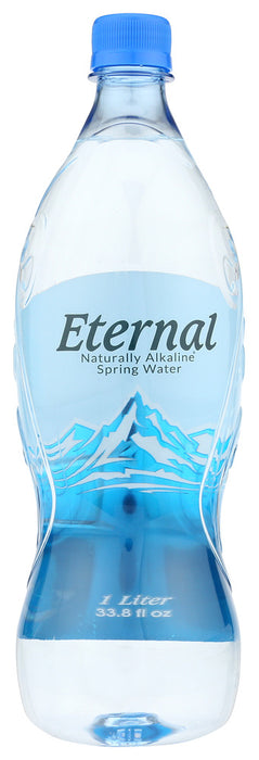 ETERNAL: Naturally Alkaline Spring Water, 33.8 oz