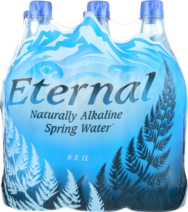 ETERNAL: Naturally Alkaline Spring Water 6 Count, 202.8 fo - No Brand For Less
