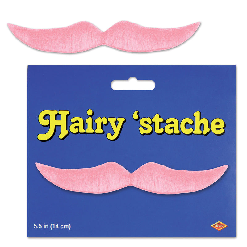 Hairy 'stache – 5½" – (1/Pkg) by Beistle for General Occasion Accessories