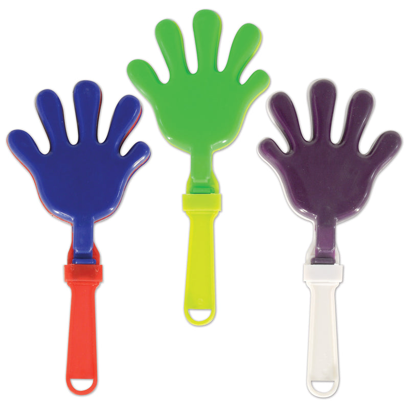 Hand Clappers – 7½" by Beistle for School Spirit Noisemakers