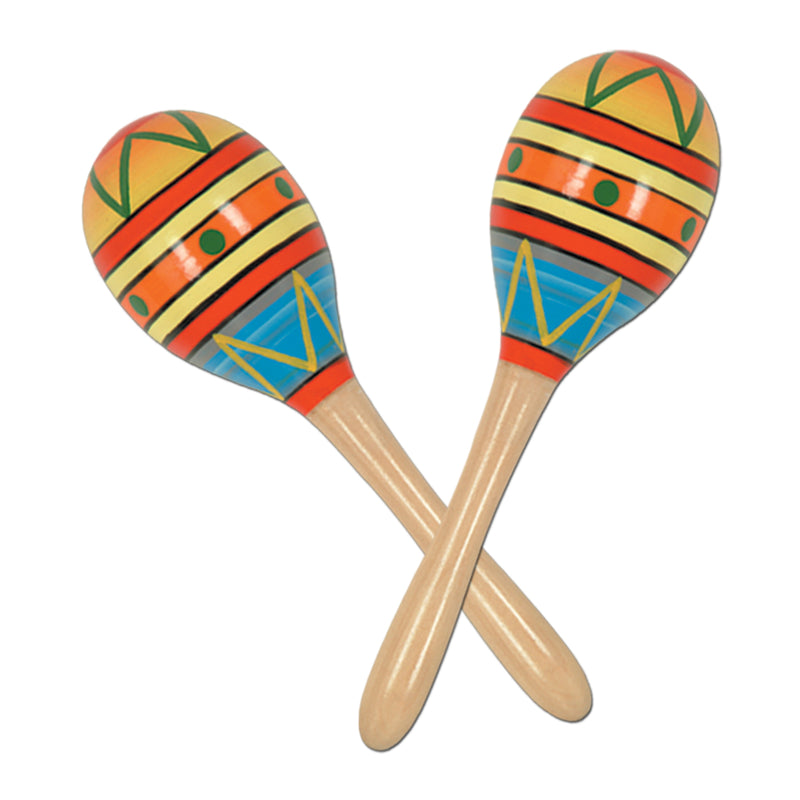Fiesta Fun Party Maracas – 8" – (2/Pkg)