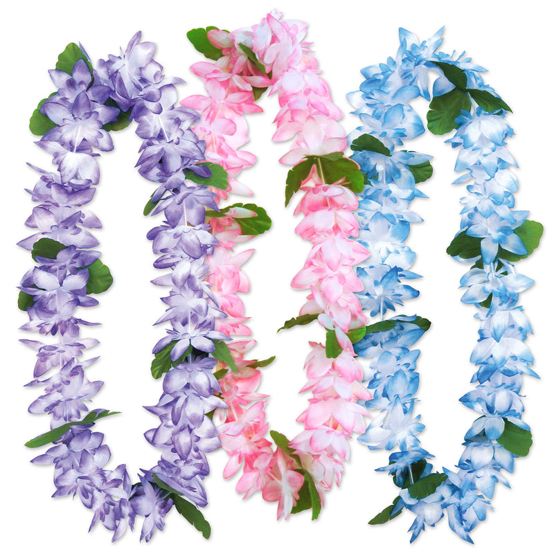 Island Floral Leis – 38" – (3/Card)