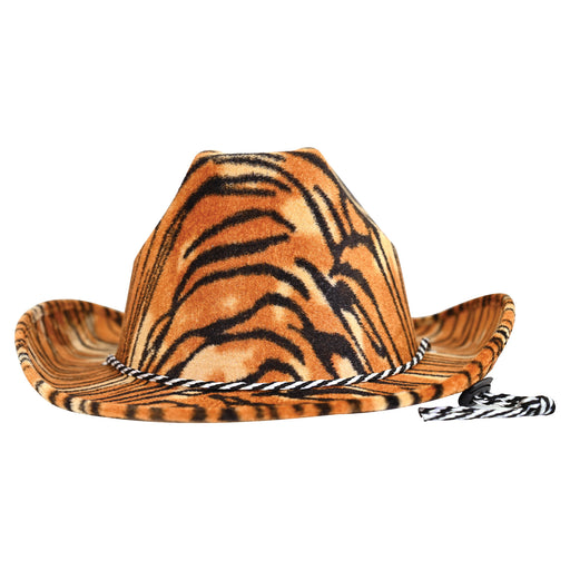 Tiger Print Cowboy Hat by Beistle for Western Fabric