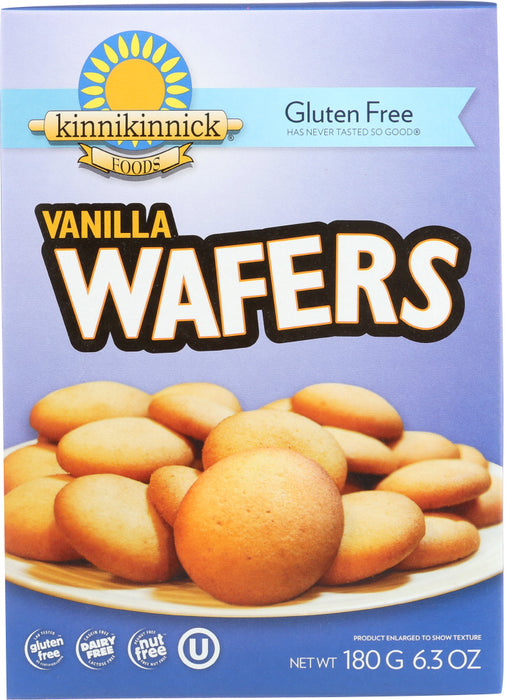 KINNIKINNICK: Gluten Free Vanilla Wafers, 6.3 oz