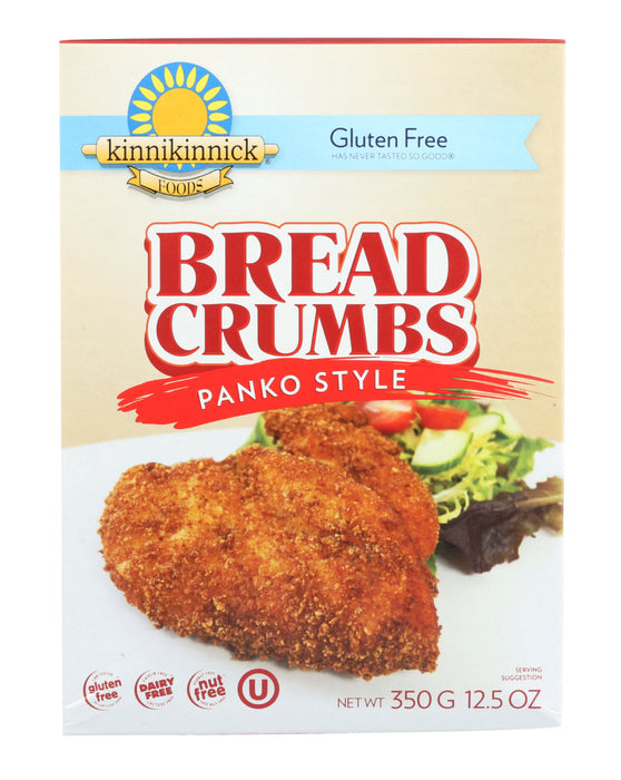 KINNIKINNICK: Bread Crumbs Panko Style Gluten Free, 12.5 oz