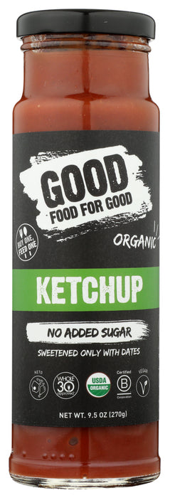 GOOD FOOD FOR GOOD: Organic Ketchup, 9.5 oz