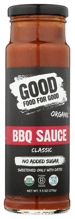 GOOD FOOD FOR GOOD: Classic BBQ Sauce, 9.5 oz