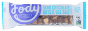 Avoid those midday stomach growls and cravings by keeping one of these satisfying low FODMAP bars in your pocket. Our Low FODMAP snack bars are loaded with crunchy nuts, scrumptious dark chocolate, and just the right amount of sea salt. Enjoy!
One serving of this product has been tested and certified Low FODMAP by Monash University.