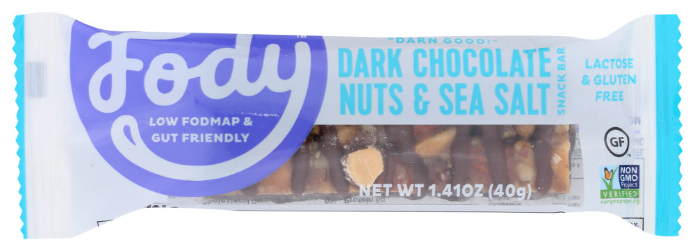 Avoid those midday stomach growls and cravings by keeping one of these satisfying low FODMAP bars in your pocket. Our Low FODMAP snack bars are loaded with crunchy nuts, scrumptious dark chocolate, and just the right amount of sea salt. Enjoy!
One serving of this product has been tested and certified Low FODMAP by Monash University.