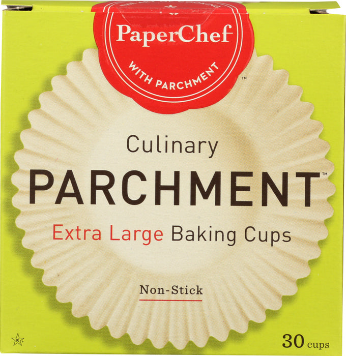 PAPERCHEF: Culinary Parchment Extra Large Baking Cups, 30 Pc