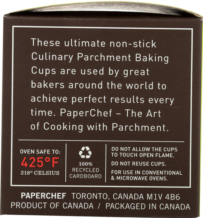 PAPERCHEF: Culinary Parchment Mini Baking Cups, 90 Pc