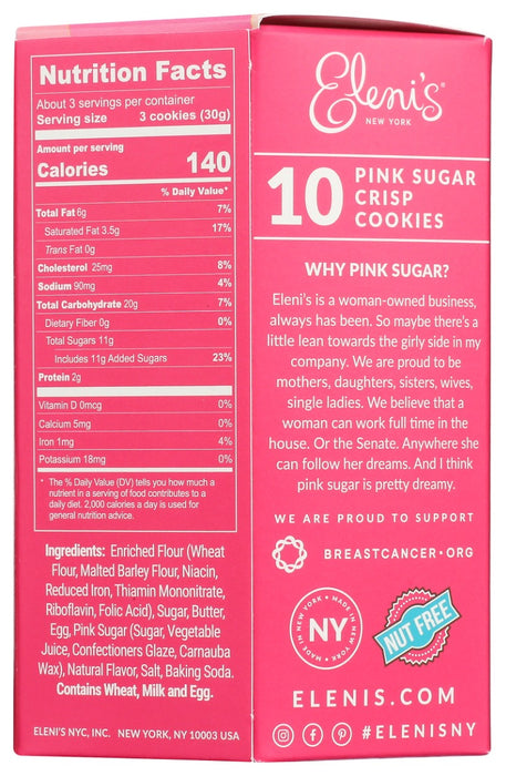 ELENI'S COOKIES: Pink Sugar Box, 3.5 oz