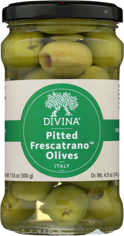 DIVINA: Olives Pitted Frescatrano, 4.9 OZ