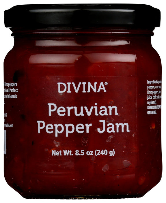 DIVINA: Peruvian Pepper Jam, 8.5 oz