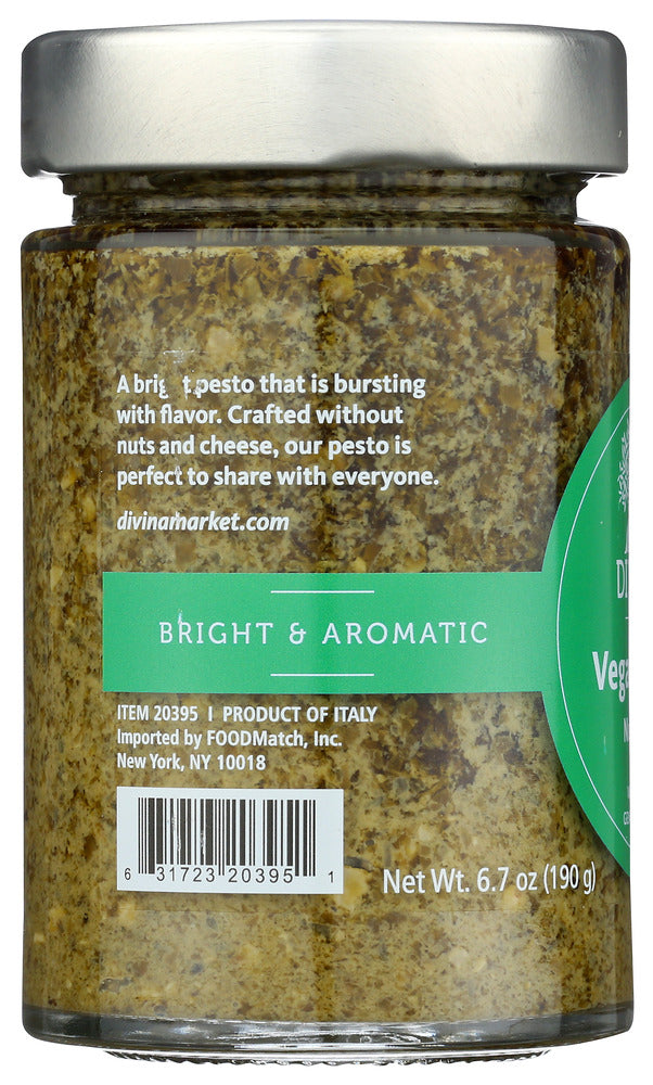 DIVINA: Vegan Pesto Nut Free, 6.7 oz