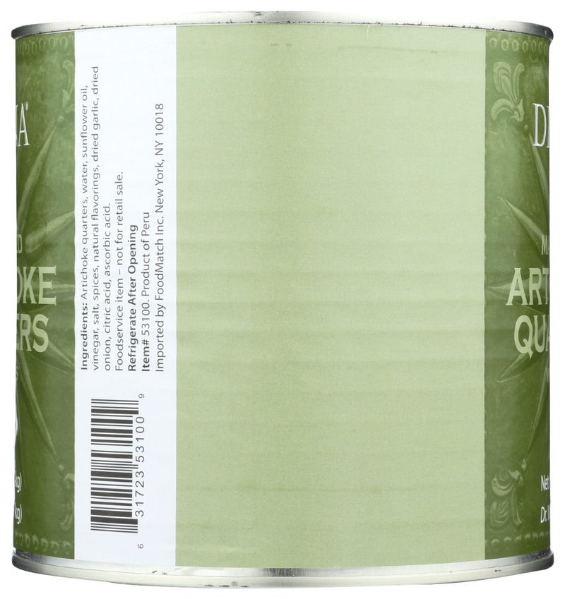 DIVINA: Marinated Artichoke Quarters With Herbs, 5.5 lb - No Brand For Less