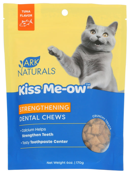 ARK NATURALS: Kiss Me-Ow Strengthening Dental Chews Cat Treat Tuna, 6 oz