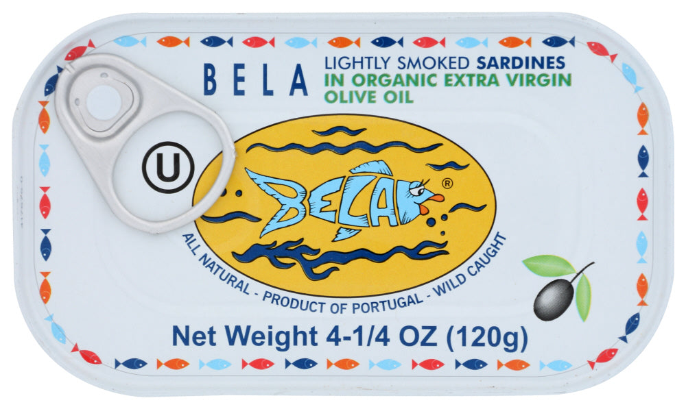 BELA: Sardines In Olive Oil, 4.25 oz