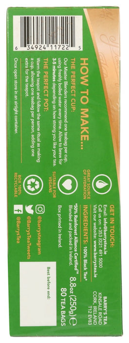 BARRYS: Irish Breakfast Tea, 80 bg