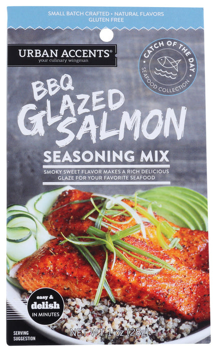 URBAN ACCENTS: Bbq Glazed Salmon Seasoning, 1 oz