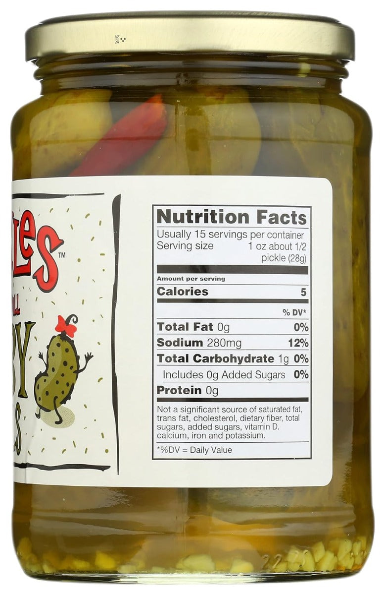 WICKLES: Dirty Dill Baby Dills, 24 oz