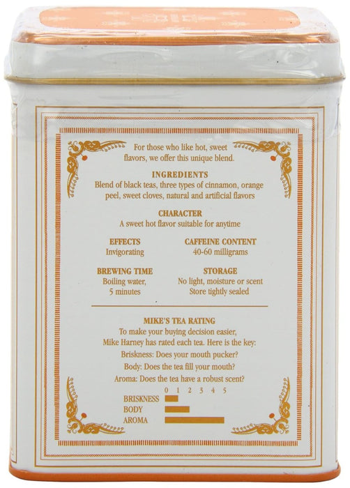 HARNEY & SONS: Hot Cinnamon Spice Tea, 20 bg