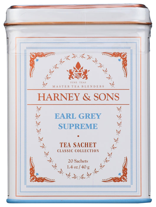 HARNEY & SONS: Earl Gray Supreme Tea, 20 bg