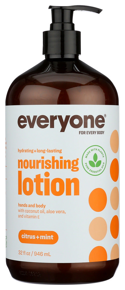 This versatile lotion is light and moisturizing enough to be used on face, hands and body. Nutrient-rich botanical extracts and Vitamin E are combined with the soothing, refreshing essential oils of Orange, Lavender and Peppermint to leave skin nourished and gently scented.