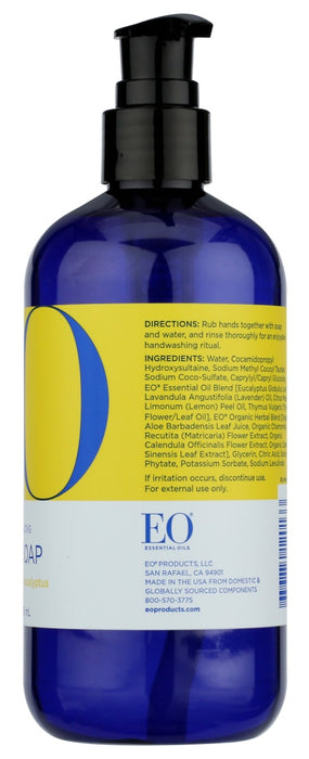 EO: Lemon & Eucalyptus Hand Soap, 12 oz