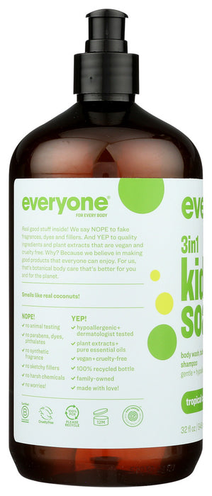 EO PRODUCTS: Everyone for Kids 3-in-1 Tropical Twist Soap, 32 oz
