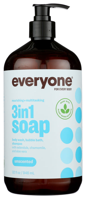 EVERYONE: Soap Liquid Everyone Unscented, 32 oz
