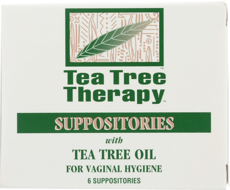 Tea Tree Therapy Suppositories with Tea Tree Oil provide vaginal hygiene.
Each suppository contains approximately 200mg of Tea Tree Oil in a vegetable base.